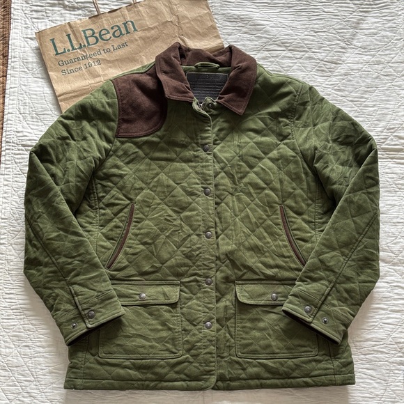 LL Bean Quilted Goretex Hunting Jacket - Picture 8 of 13